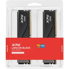 Память DDR5 2x16GB 6000MHz A-Data AX5U6000C3016G-DTLABBK XPG Lancer Blade RTL Gaming PC5-48000 CL30 DIMM ECC 288-pin 1.35В kit dual rank с радиатором Ret