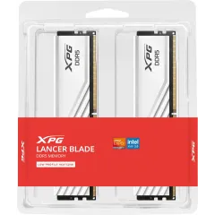 Память DDR5 2x16GB 6000MHz A-Data AX5U6000C3016G-DTLABWH XPG Lancer Blade RTL Gaming PC5-48000 CL30 DIMM ECC 288-pin 1.35В kit dual rank с радиатором Ret