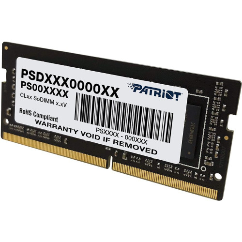 Память DDR4 8Gb 3200MHz Patriot PSD48G320081S Signature RTL PC4-25600 CL22 SO-DIMM 260-pin 1.2В single rank Ret