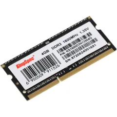 Память DDR3 4GB 1600MHz Kingspec KS1600D3N13504G RTL PC3-12800 CL11 SO-DIMM 204-pin 1.35В single rank Ret