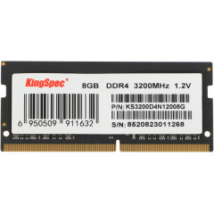 Память DDR4 8GB 3200MHz Kingspec KS3200D4N12008G RTL PC4-25600 CL22 SO-DIMM 260-pin 1.2В single rank Ret