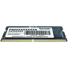 Память DDR5 16GB 4800MHz Patriot PSD516G480081S RTL PC5-38400 CL40 SO-DIMM 262-pin 1.1В dual rank Ret