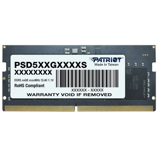 Память DDR5 16GB 5600MHz Patriot PSD516G560081S Signature RTL PC5-44800 CL46 SO-DIMM 262-pin 1.1В single rank Ret