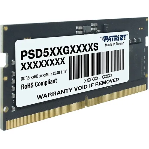 Память DDR5 16GB 5600MHz Patriot PSD516G560081S Signature RTL PC5-44800 CL46 SO-DIMM 262-pin 1.1В single rank Ret