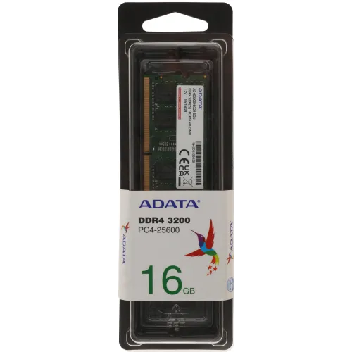 Память DDR4 16Gb 3200MHz A-Data AD4S320016G22-SGN RTL PC4-25600 CL22 SO-DIMM 260-pin 1.2В single rank Ret