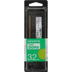 Память DDR5 32GB 5600MHz A-Data AD5S560032G-S RTL PC5-44800 CL46 SO-DIMM 262-pin 1.1В single rank Ret