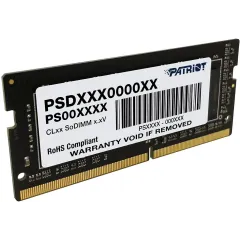 Память DDR4 16GB 3200MHz Patriot PSD416G32002S Signature Line RTL PC4-25600 CL22 SO-DIMM 260-pin 1.2В Ret
