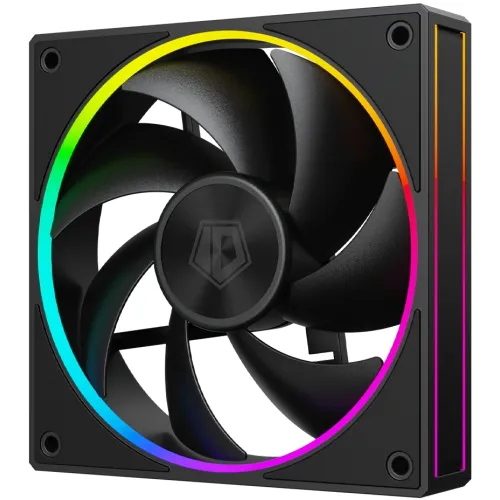 Вентилятор для корпуса ID-Cooling AF-127 ARGB 120х120x27 черный 4-pin 30дБ (AF-127-ARGB-K) Ret