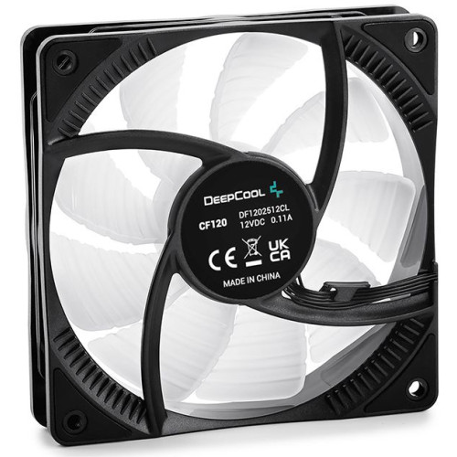 Вентилятор для корпуса Deepcool CF 120 ARGB 120х120x25 черный 4-pin 27дБ (DP-FA-RGB-CF120-1) Ret