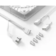 Вентилятор для корпуса ID-Cooling WF-14025-XT ARGB 140х140x25 белый 4-pin 31.2дБ (WF-14025-XT ARGB WHITE) Ret