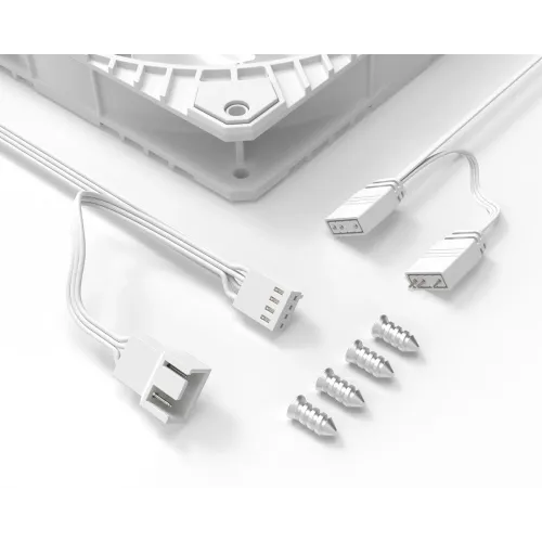 Вентилятор для корпуса ID-Cooling WF-14025-XT ARGB 140х140x25 белый 4-pin 31.2дБ (WF-14025-XT ARGB WHITE) Ret