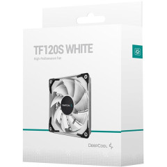 Вентилятор для корпуса Deepcool TF 120S 120х120x25 белый 4-pin 32.1дБ (TF 120S WHITE) Ret