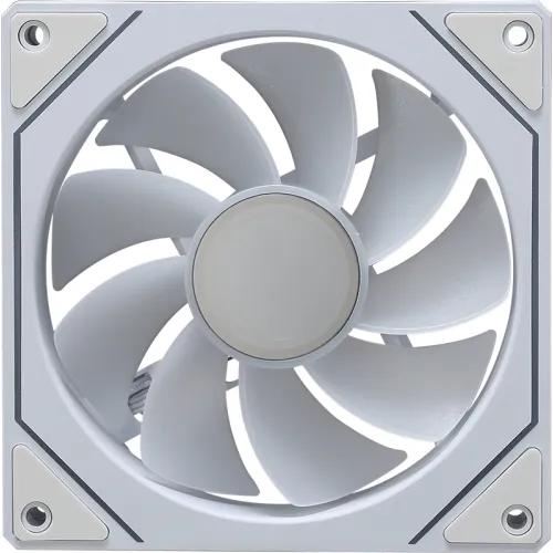 Вентилятор для корпуса Formula Floe 12WH ARGB 120х120x25 белый 4-pin 26.8дБ (FLOE 12WH ARPW) Ret