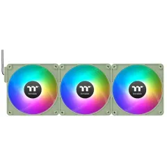 Вентилятор для корпуса Thermaltake CT120 EX Sync Matcha ARGB 120х120x25 зеленый 4-pin 28.5дБ (упак.:3шт) (CL-F196-PL12MG-A) Ret