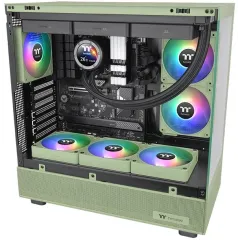 Вентилятор для корпуса Thermaltake CT120 EX Sync Matcha ARGB 120х120x25 зеленый 4-pin 28.5дБ (упак.:3шт) (CL-F196-PL12MG-A) Ret