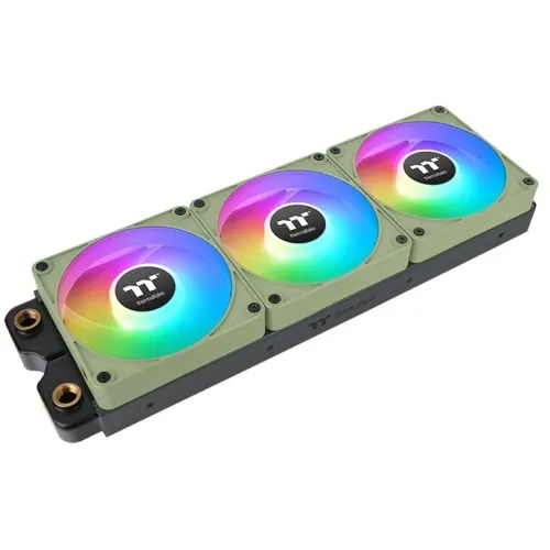 Вентилятор для корпуса Thermaltake CT140 EX Sync Matcha ARGB 140х140x25 зеленый 4-pin 30.7дБ (упак.:3шт) (CL-F197-PL14MG-A) Ret