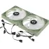Вентилятор для корпуса Thermaltake CT140 Sync Matcha ARGB 140х140x25 зеленый 4-pin 30.5дБ (упак.:2шт) (CL-F203-PL14MG-A) Ret