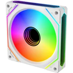 Вентилятор для корпуса Bloody BD-CF120ARGB5 LCD ARGB 120х120x25 белый 4-pin 26дБ (BD-CF120ARGB5-WH) Ret