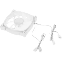 Вентилятор для корпуса Accord ACC-U12 ARGB 120х120x25 белый 4-pin 18.3дБ (ACC-U12 ARGB WHITE) brown box