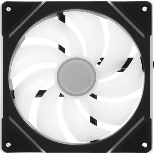 Вентилятор для корпуса Accord ACC-YF14 ARGB 140х140x25 черный 4-pin 16дБ (ACC-YF14 ARGB BLACK) brown box