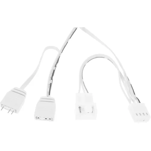 Вентилятор для корпуса Accord ACC-YF14 ARGB 140х140x25 белый 4-pin 16дБ (ACC-YF14 ARGB WHITE) brown box