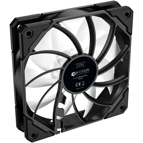 Вентилятор для корпуса ID-Cooling TF-12025 Pro Reverse ARGB 120х120x25 черный 4-pin 35.2дБ (TF-12025-PRO ARGB REVERSE) Ret