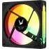 Вентилятор для корпуса Formula Floe 12BK Reverse ARGB 120х120x25 черный 4-pin 20.15дБ (FLOE 12BK ARPW REVERSE) Ret
