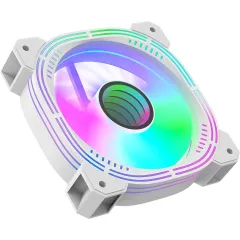 Вентилятор для корпуса Formula Nulight 12 RGB 120х120x25 белый 3-pin 4-pin (Molex) 19.06дБ (NULIGHT 12WH FR) Ret