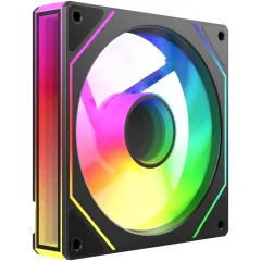 Вентилятор для корпуса Bloody CF-11 LCD ARGB 120х120x25 черный 4-pin 32дБ (упак.:1шт) (CF-11-ARGB120-BK) Ret