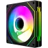 Вентилятор для корпуса Bloody CF-12 LCD ARGB 120х120x25 черный 4-pin 32дБ (упак.:1шт) (CF-12-ARGB120-BK) Ret