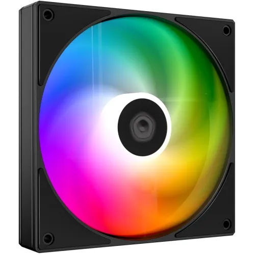 Вентилятор для корпуса ID-Cooling AS-140-ARGB-K ARGB 140х140x25 черный 4-pin 24.9дБ Ret