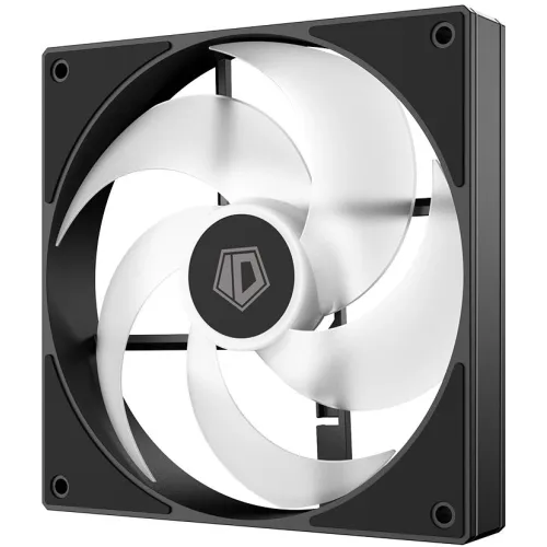 Вентилятор для корпуса ID-Cooling AS-140-ARGB-K ARGB 140х140x25 черный 4-pin 24.9дБ Ret