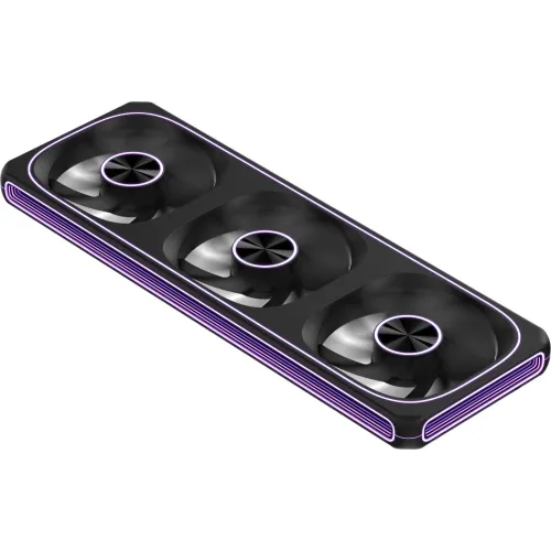Вентилятор для корпуса Formula Air Fusion 3 ARGB 360х120x28 черный 4-pin 37.93дБ (AIR FUSION 3 BK) Ret