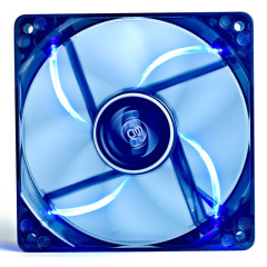 Вентилятор для корпуса Deepcool Wind Blade 120 LED 120х120x25 черный 3-pin 4-pin (Molex) 26дБ (DP-FLED-WB120) Ret