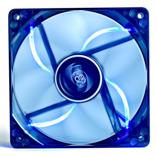 Вентилятор для корпуса Deepcool Wind Blade 120 LED 120х120x25 черный 3-pin 4-pin (Molex) 26дБ (DP-FLED-WB120) Ret