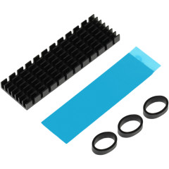 Радиатор для SSD Digma DGRDRM2A черный металл Ret