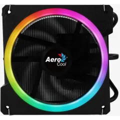 Устройство охлаждения(кулер) Aerocool Cylon 3H ARGB Soc-AM5/AM4/1200/1700/1851 черный 4-pin 13-24dB Al+Cu 125W 480gr Ret (CYLON 3H ARGB PWM 4P)