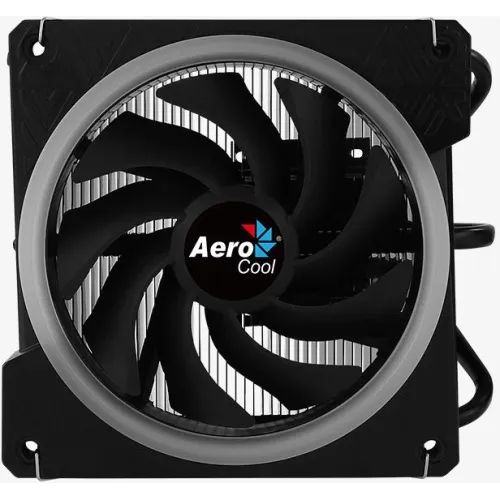 Устройство охлаждения(кулер) Aerocool Cylon 3H ARGB Soc-AM5/AM4/1200/1700/1851 черный 4-pin 13-24dB Al+Cu 125W 480gr Ret (CYLON 3H ARGB PWM 4P)