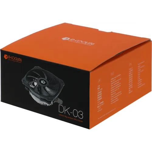 Устройство охлаждения(кулер) ID-Cooling DK-03 Soc-AM5/AM4/1200/1700/1851 черный 3-pin 26dB Al 100W 250gr Ret