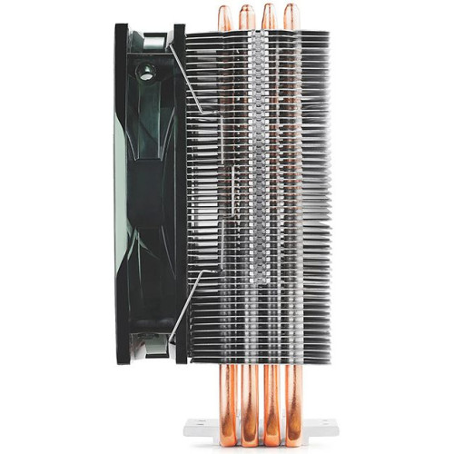 Устройство охлаждения(кулер) Deepcool Gammaxx 400 Blue Basic одноцветная Soc-AM5/AM4/1200/1700/1851 черный 4-pin 18-30dB Al+Cu 130W 640gr Ret (DP-MCH4-GMX400P-BL)