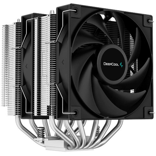 Устройство охлаждения(кулер) Deepcool AG620 Soc-AM5/AM4/1200/1700/1851 черный 4-pin 15-29dB Al+Cu 260W 1300gr Ret (R-AG620-BKNNMN-G-1)