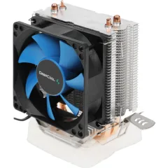 Устройство охлаждения(кулер) Deepcool Ice Edge Mini FS V2.0 Soc-AM5/AM4/1200/1700/1851 черный/синий 3-pin 25dB Al+Cu 100W 276gr Ret (DP-MCH2-IEMV2)