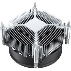 Устройство охлаждения(кулер) ID-Cooling DK-19 PWM Soc-1700/1851 черный 4-pin 14-26dB Al 95W 340gr Ret