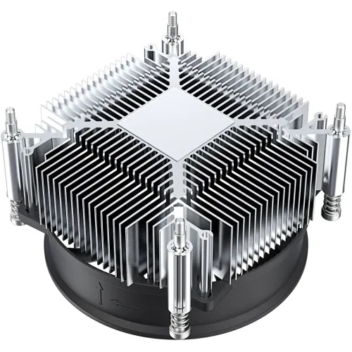 Устройство охлаждения(кулер) ID-Cooling DK-19 PWM Soc-1700/1851 черный 4-pin 14-26dB Al 95W 340gr Ret