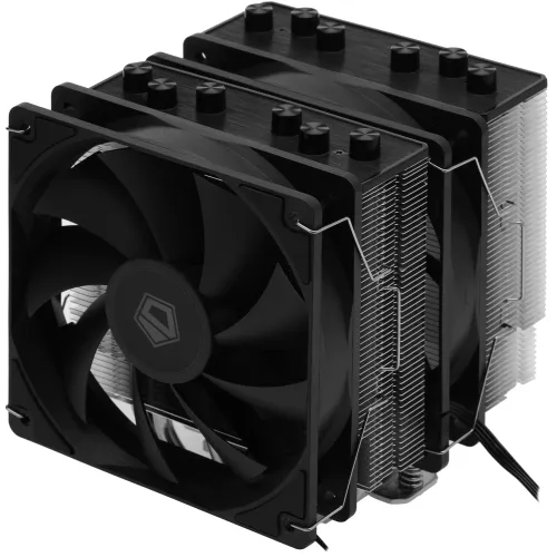 Устройство охлаждения(кулер) ID-Cooling SE-206-XT Soc-AM5/AM4/1200/1700/1851 черный 4-pin 15-35dB Al+Cu 250W 1100gr Ret