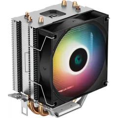Устройство охлаждения(кулер) Deepcool AG300 LED RGB Soc-AM5/AM4/1200/1700/1851 серебристый 4-pin 18-31dB Al+Cu 150W 350gr Ret (R-AG300-BKLNMN-G)
