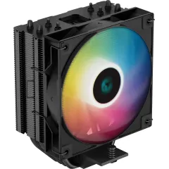 Устройство охлаждения(кулер) Deepcool AG400 Bk ARGB Soc-AM5/AM4/1200/1700/1851 черный/белый 4-pin 31.6dB Al+Cu 220W 614gr Ret (R-AG400-BKANMC-G-2)