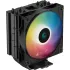 Устройство охлаждения(кулер) Deepcool AG400 Bk ARGB Soc-AM5/AM4/1200/1700/1851 черный/белый 4-pin 31.6dB Al+Cu 220W 614gr Ret (R-AG400-BKANMC-G-2)