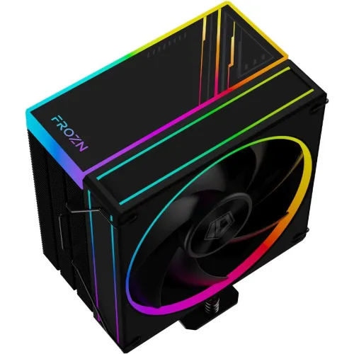 Устройство охлаждения(кулер) ID-Cooling Frozn A410 ARGB Soc-AM5/AM4/1200/1700/1851 черный 4-pin 29.9dB Al+Cu 220W 730gr Ret (FROZN A410 ARGB)