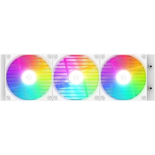 Система водяного охлаждения ID-Cooling SL360 XE ARGB Soc-AM5/AM4/1200/1700/1851 белый 4-pin 14-30dB Al+Cu LCD 350W Ret (SL360 XE WHITE)